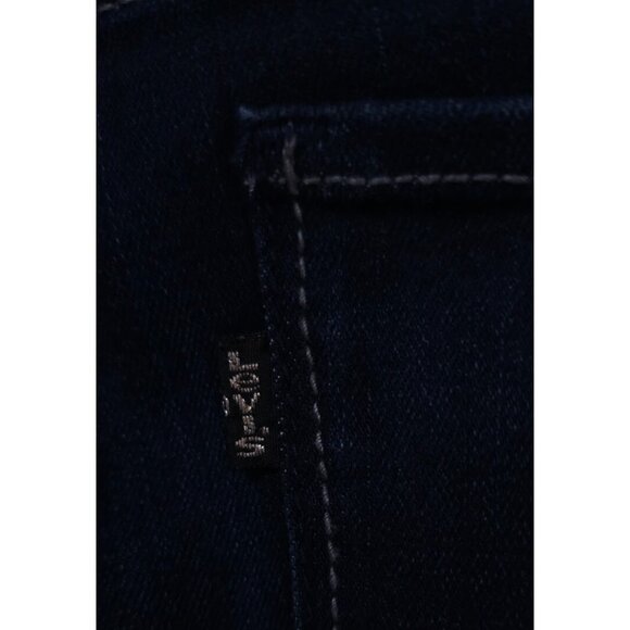 LEVIS 512 Womens Size 16 S Perfectly Slimming Dark Wash High Rise Boot Cut Jeans - Picture 14 of 14